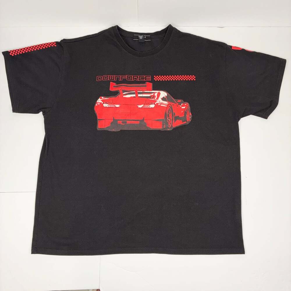 Forever 21 Men Downforce Graphic T-Shirt Black Size XL